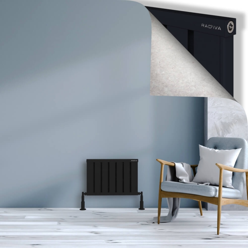 OBI Dekoratif Alüminyum Radyatör 400x564 Siyah - 2OBI04000564B3TS