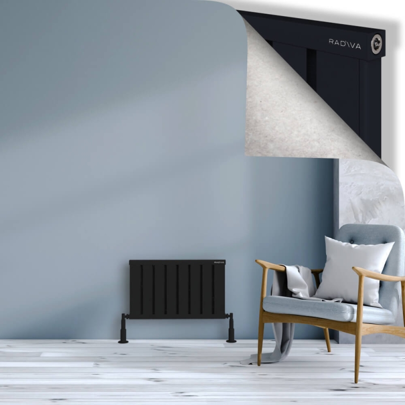 OBI Dekoratif Alüminyum Radyatör 400x644 Siyah - 2OBI04000644B3TS