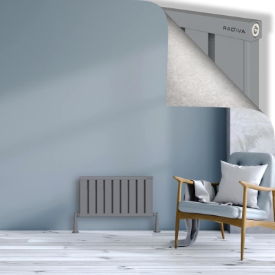 Radiva - OBI Dekoratif Alüminyum Radyatör 400x724 Gri