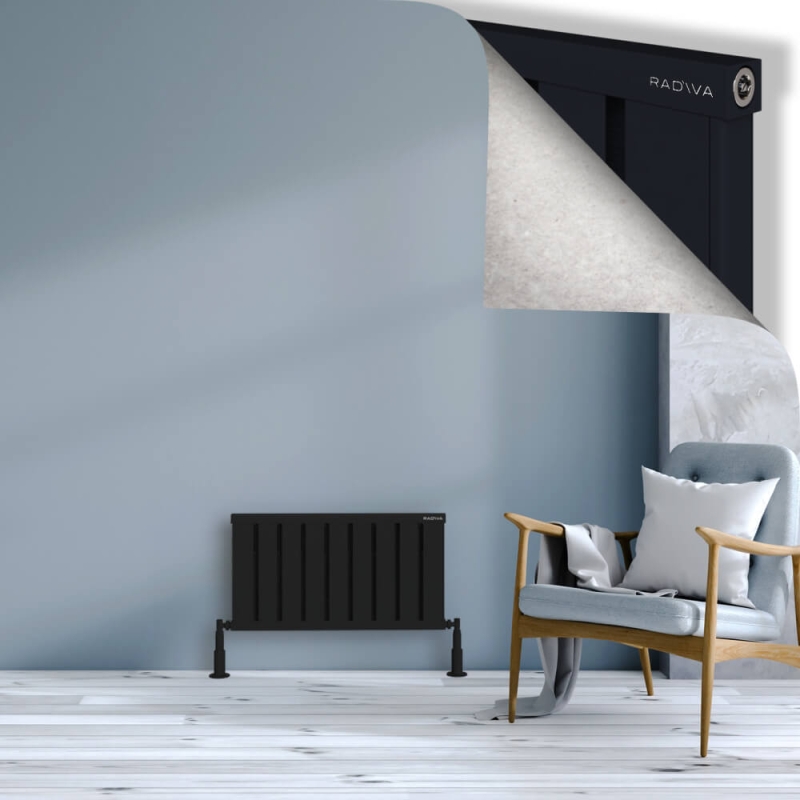 OBI Dekoratif Alüminyum Radyatör 400x724 Siyah - 2OBI04000724B3TS