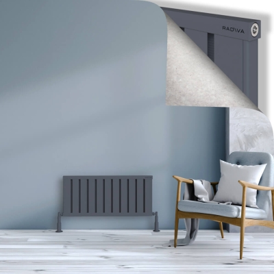 Radiva - OBI Dekoratif Alüminyum Radyatör 400x884 Antrasit (1)