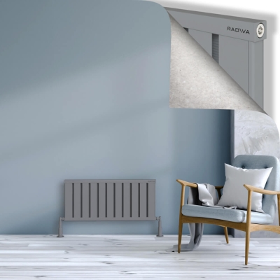 Radiva - OBI Dekoratif Alüminyum Radyatör 400x884 Gri (1)