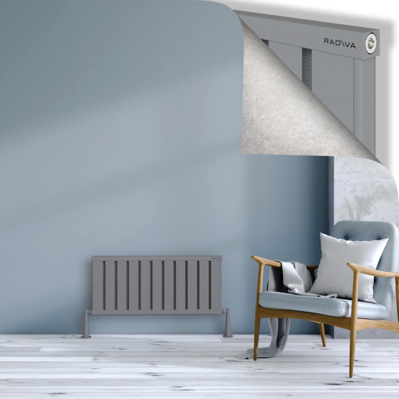 OBI Dekoratif Alüminyum Radyatör 400x884 Gri - 2OBI04000884BLTS