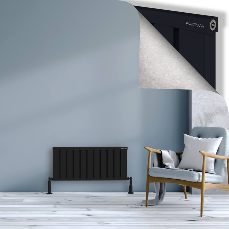 OBI Dekoratif Alüminyum Radyatör 400x884 Siyah - 2OBI04000884B3TS