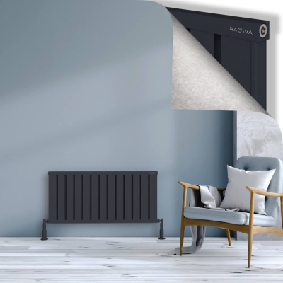 Radiva - OBI Dekoratif Alüminyum Radyatör 500x1044 Koyu Antrasit (1)