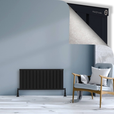 Radiva - OBI Dekoratif Alüminyum Radyatör 500x1044 Siyah (1)