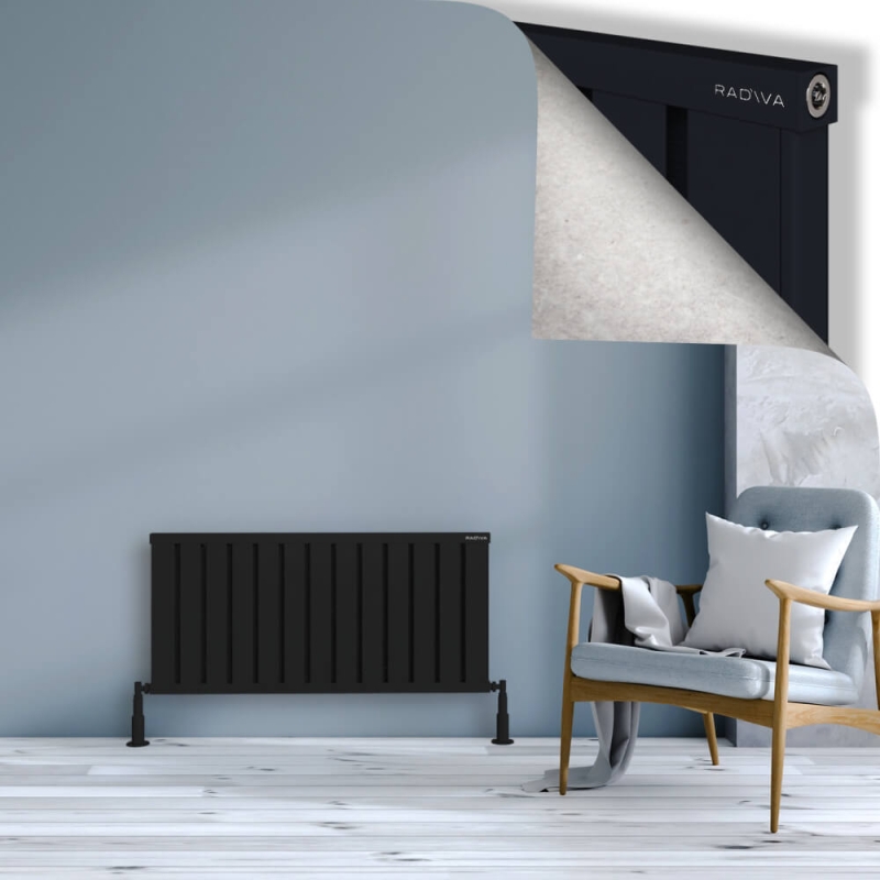 OBI Dekoratif Alüminyum Radyatör 500x1044 Siyah - 2OBI05001044B3TS