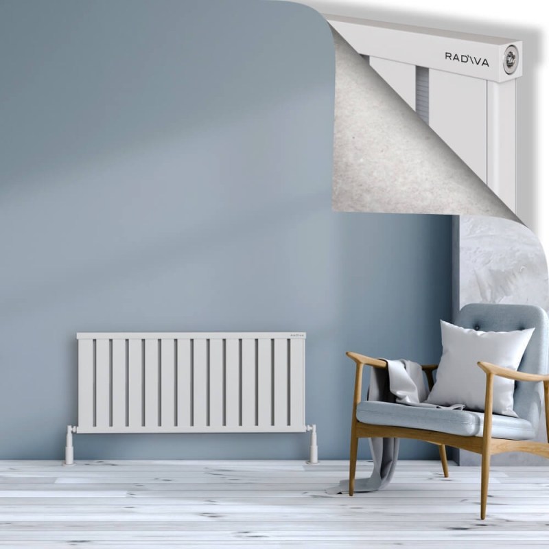 OBI Dekoratif Alüminyum Radyatör 500x1124 Beyaz - 2OBI05001124B1TS