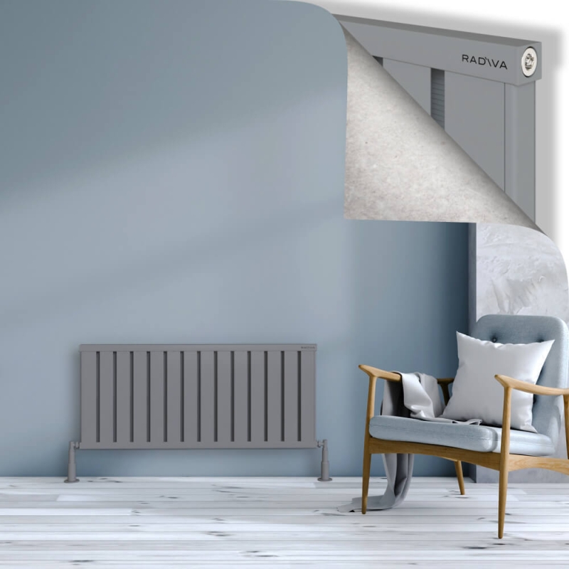 OBI Dekoratif Alüminyum Radyatör 500x1124 Gri - 2OBI05001124BLTS