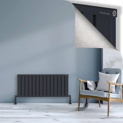 Radiva - OBI Dekoratif Alüminyum Radyatör 500x1124 Koyu Antrasit (1)
