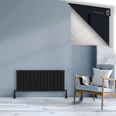 Radiva - OBI Dekoratif Alüminyum Radyatör 500x1124 Siyah (1)