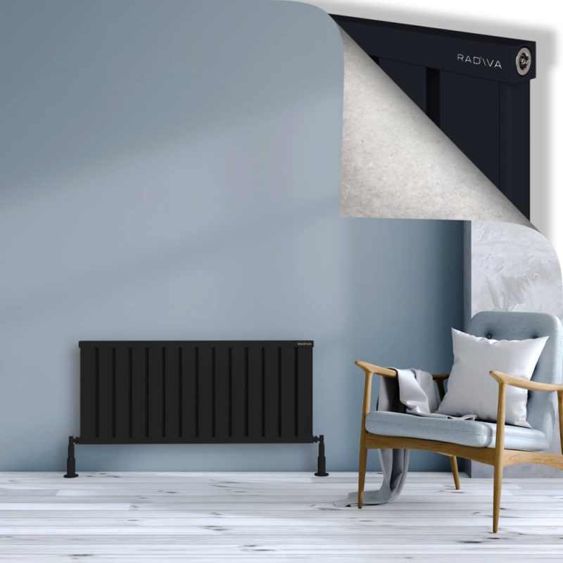 OBI Dekoratif Alüminyum Radyatör 500x1124 Siyah - 2OBI05001124B3TS