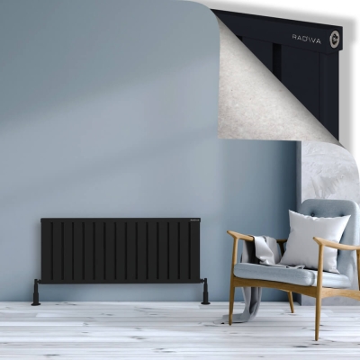 Radiva - OBI Dekoratif Alüminyum Radyatör 500x1204 Siyah (1)