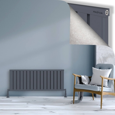 Radiva - OBI Dekoratif Alüminyum Radyatör 500x1284 Antrasit