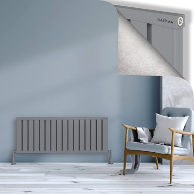Radiva - OBI Dekoratif Alüminyum Radyatör 500x1284 Gri (1)