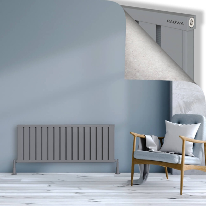 OBI Dekoratif Alüminyum Radyatör 500x1284 Gri - 2OBI05001284BLTS