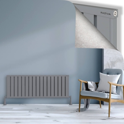 Radiva - OBI Dekoratif Alüminyum Radyatör 500x1364 Gri