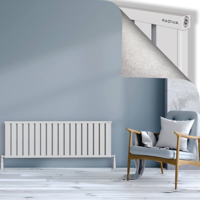 OBI Dekoratif Alüminyum Radyatör 500x1444 Beyaz - 2OBI05001444B1TS