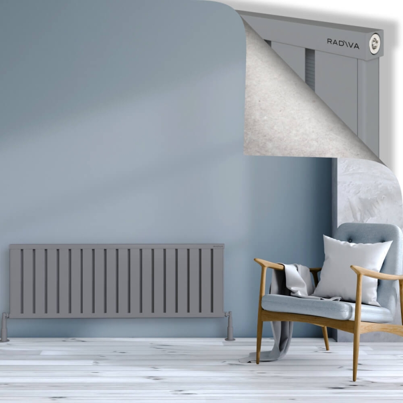 OBI Dekoratif Alüminyum Radyatör 500x1444 Gri - 2OBI05001444BLTS