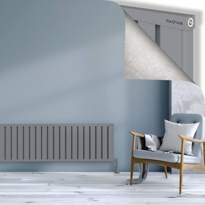 Radiva - OBI Dekoratif Alüminyum Radyatör 500x1604 Gri