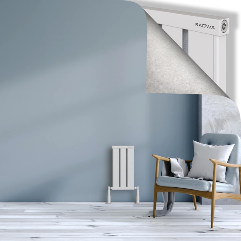 OBI Dekoratif Alüminyum Radyatör 500x244 Beyaz - 2OBI05000244B1TS