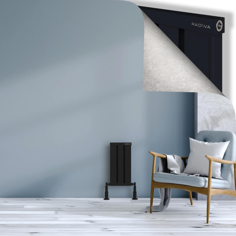 OBI Dekoratif Alüminyum Radyatör 500x244 Siyah - 2OBI05000244B3TS