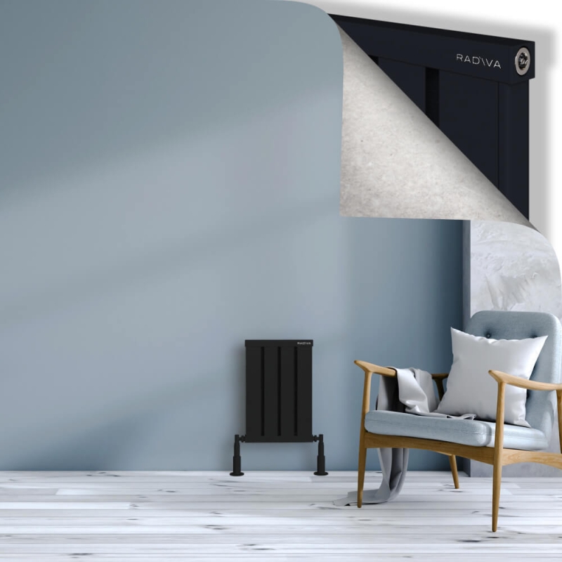 OBI Dekoratif Alüminyum Radyatör 500x324 Siyah - 2OBI05000324B3TS