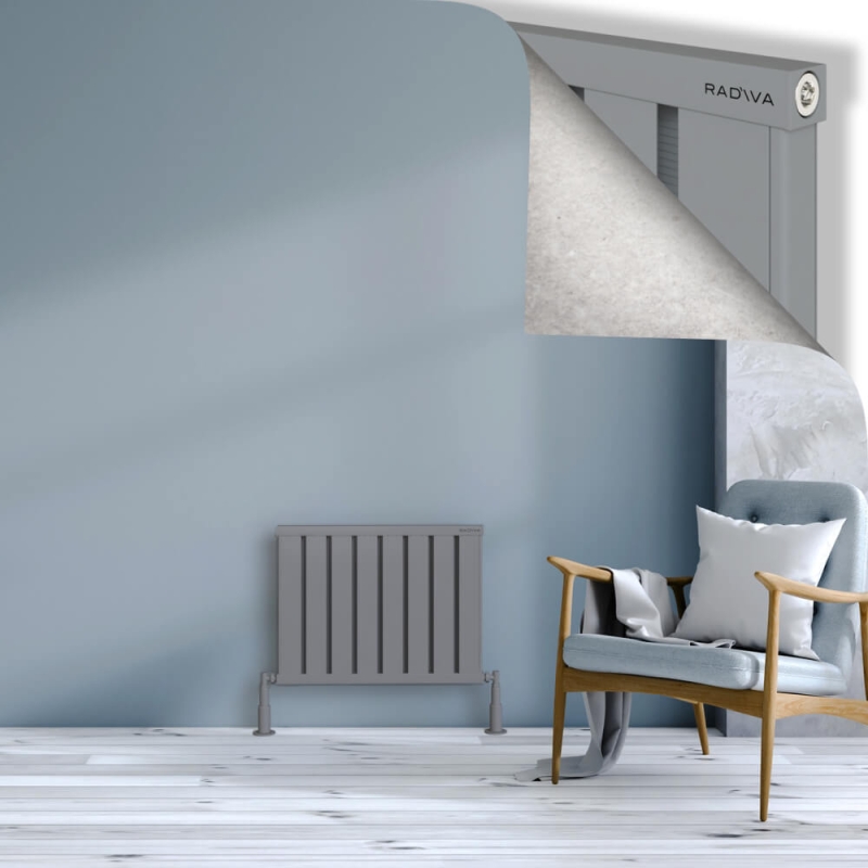 OBI Dekoratif Alüminyum Radyatör 500x644 Gri - 2OBI05000644BLTS