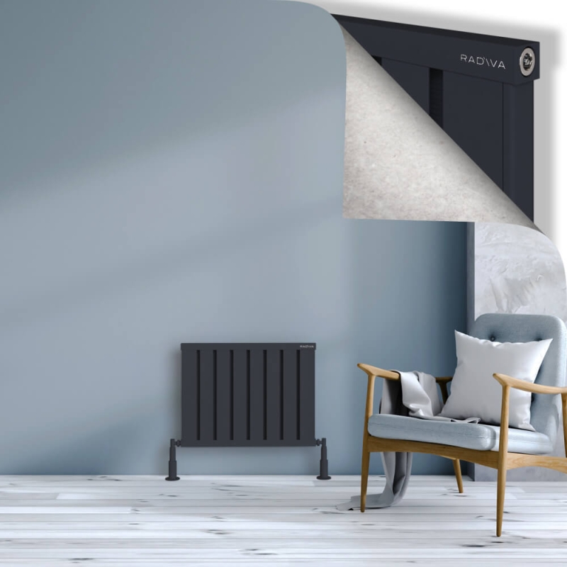 OBI Dekoratif Alüminyum Radyatör 500x644 Koyu Antrasit - 2OBI05000644B6TS