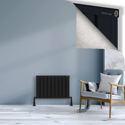 Radiva - OBI Dekoratif Alüminyum Radyatör 500x724 Siyah (1)