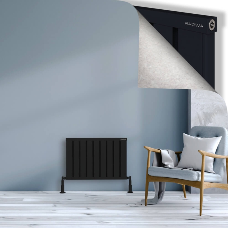 OBI Dekoratif Alüminyum Radyatör 500x724 Siyah - 2OBI05000724B3TS