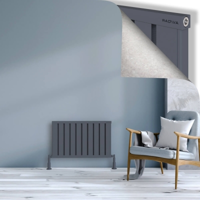 Radiva - OBI Dekoratif Alüminyum Radyatör 500x804 Antrasit (1)