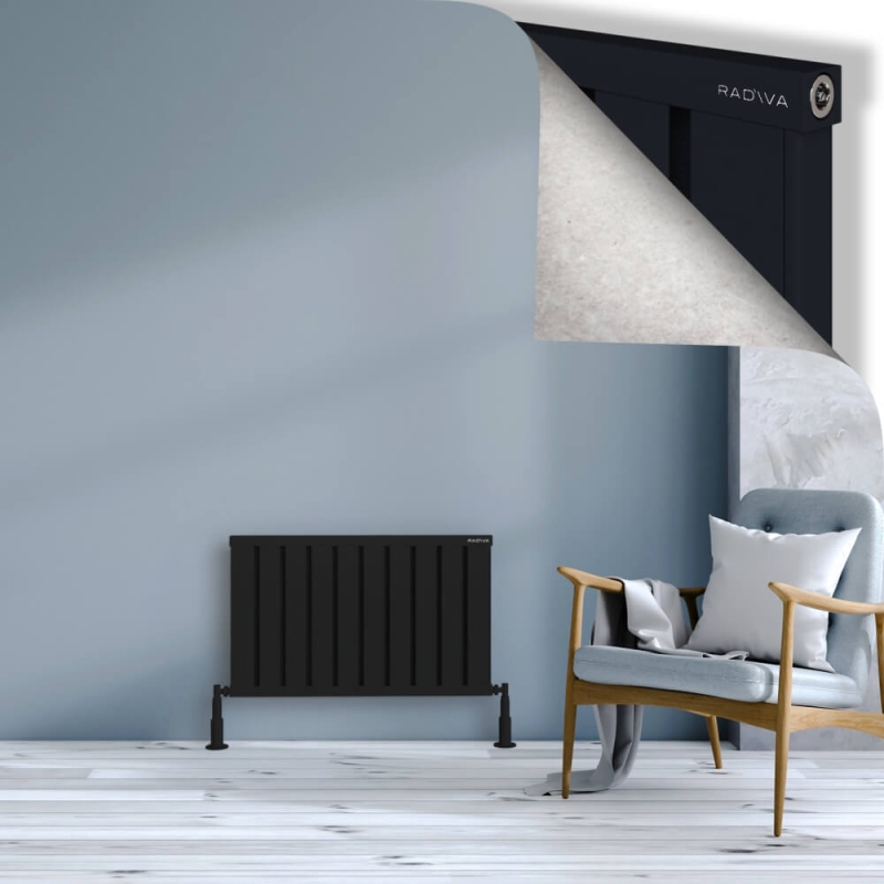 OBI Dekoratif Alüminyum Radyatör 500x804 Siyah - 2OBI05000804B3TS