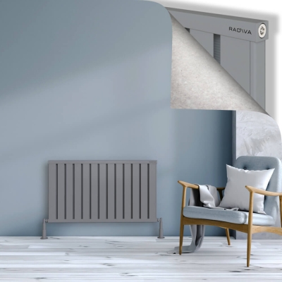 Radiva - OBI Dekoratif Alüminyum Radyatör 600x1044 Gri