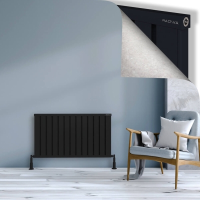 Radiva - OBI Dekoratif Alüminyum Radyatör 600x1044 Siyah