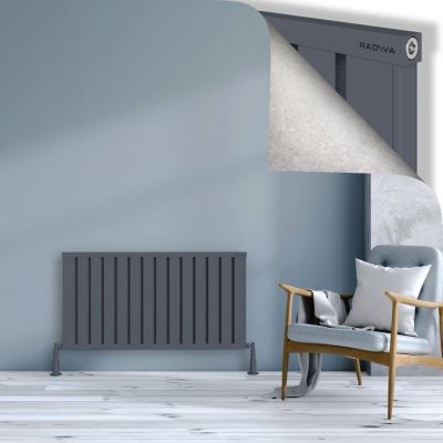 Radiva - OBI Dekoratif Alüminyum Radyatör 600x1124 Antrasit