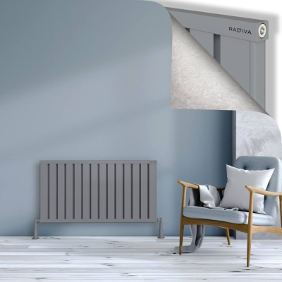 Radiva - OBI Dekoratif Alüminyum Radyatör 600x1124 Gri - 300