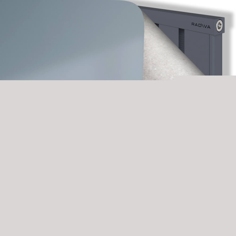 OBI Dekoratif Alüminyum Radyatör 600x1284 Antrasit - 2OBI06001284B2TS