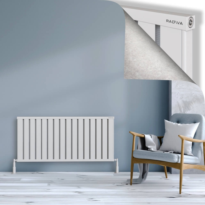 OBI Dekoratif Alüminyum Radyatör 600x1284 Beyaz - 2OBI06001284B1TS