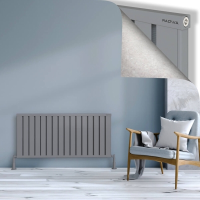 Radiva - OBI Dekoratif Alüminyum Radyatör 600x1284 Gri - 300