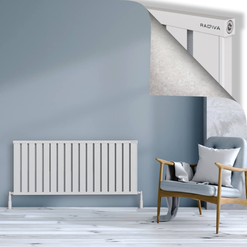 OBI Dekoratif Alüminyum Radyatör 600x1364 Beyaz - 2OBI06001364B1TS