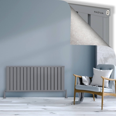 Radiva - OBI Dekoratif Alüminyum Radyatör 600x1364 Gri (1)