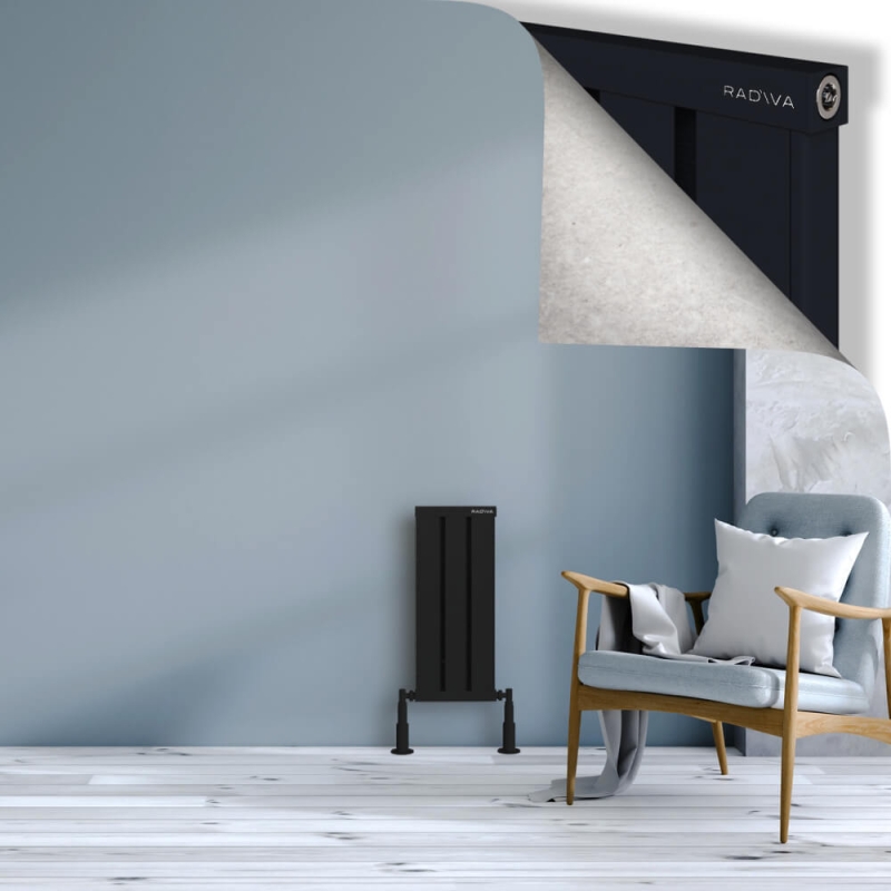 OBI Dekoratif Alüminyum Radyatör 600x244 Siyah - 2OBI06000244B3TS