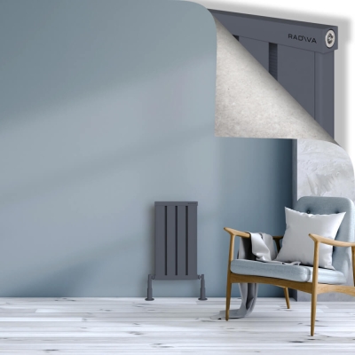 Radiva - OBI Dekoratif Alüminyum Radyatör 600x324 Antrasit (1)