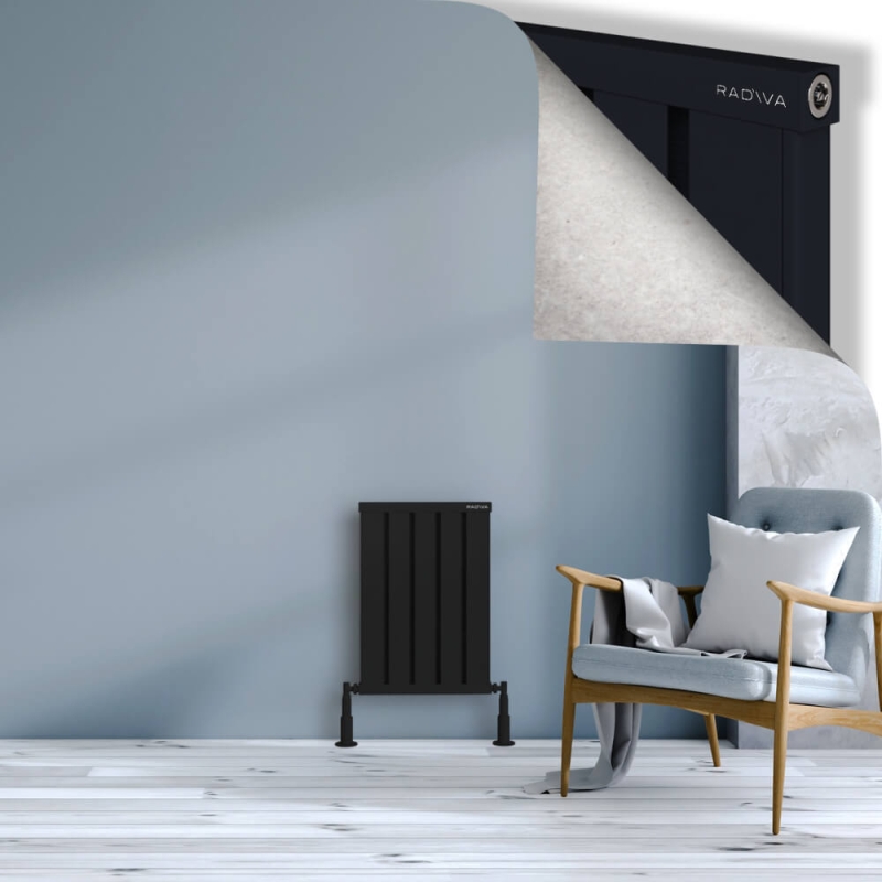 OBI Dekoratif Alüminyum Radyatör 600x404 Siyah - 2OBI06000404B3TS