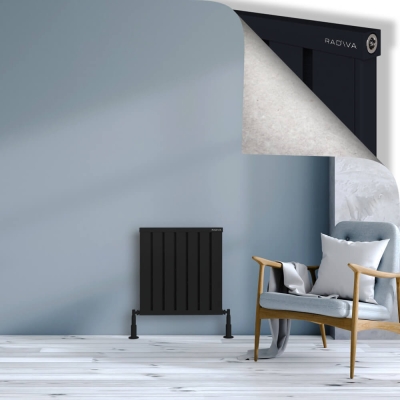 Radiva - OBI Dekoratif Alüminyum Radyatör 600x564 Siyah