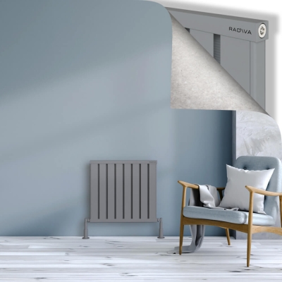 Radiva - OBI Dekoratif Alüminyum Radyatör 600x644 Gri - 300