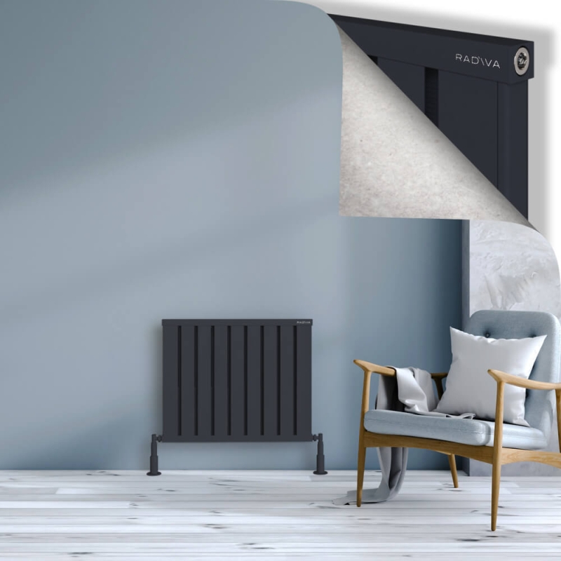 OBI Dekoratif Alüminyum Radyatör 600x724 Koyu Antrasit - 2OBI06000724B6TS