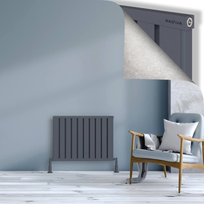 Radiva - OBI Dekoratif Alüminyum Radyatör 600x804 Antrasit (1)