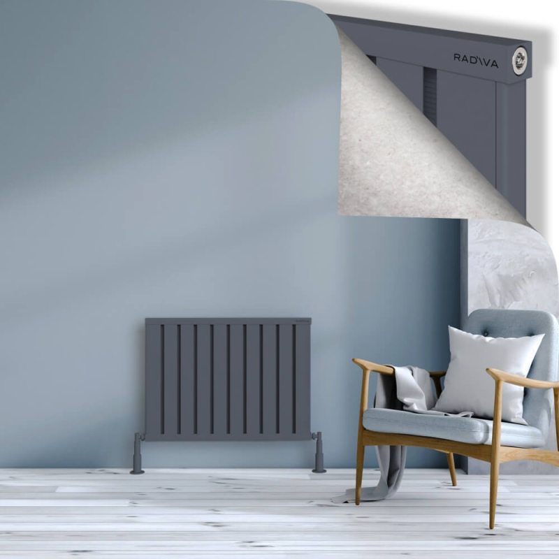 OBI Dekoratif Alüminyum Radyatör 600x804 Antrasit - 2OBI06000804B2TS